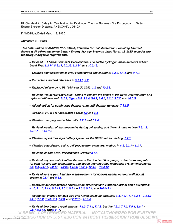 UL 9540A PDF UL 9540A PDF